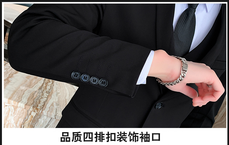 蘇州職業裝定制男士西服袖口細節展示